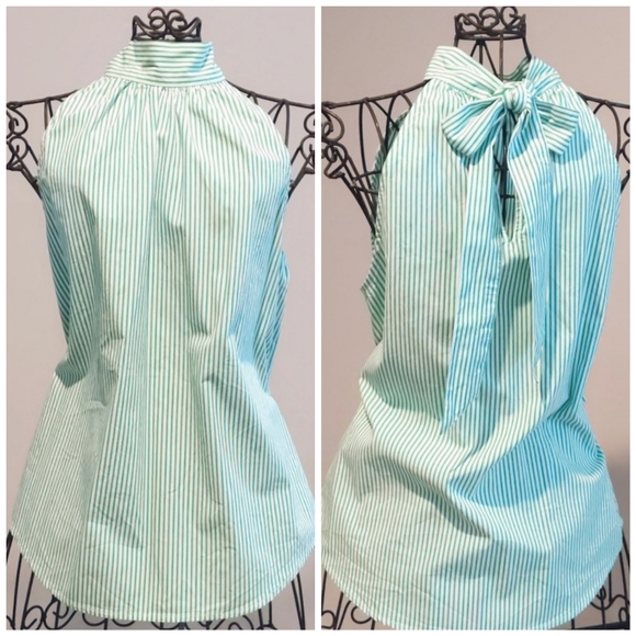 J. Crew Factory Tops - J Crew Top w/ back Necktie